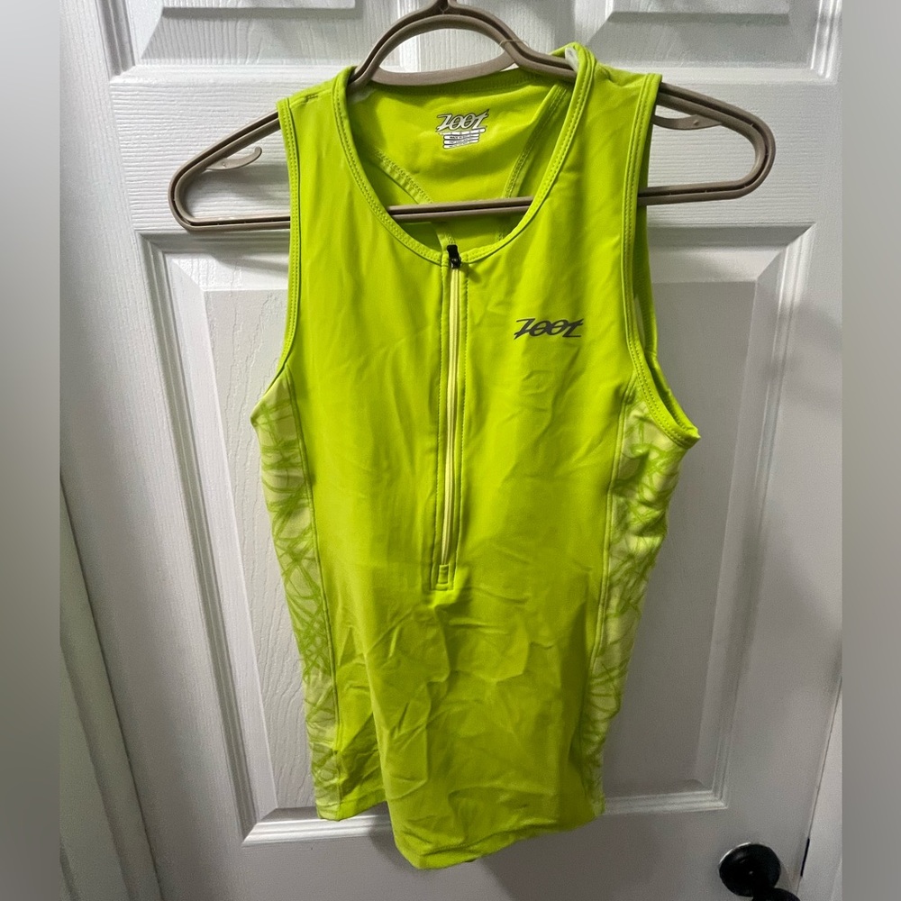 Zoot Vibrant Lime Sleeveless Top